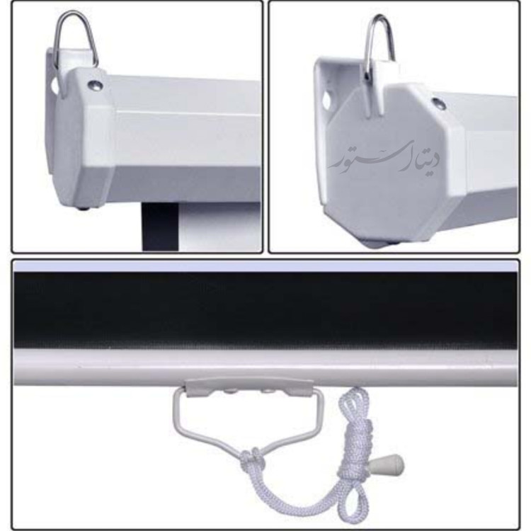 پرده نمایش ویدیو پروژکتور سایز ۲.۵ دستی